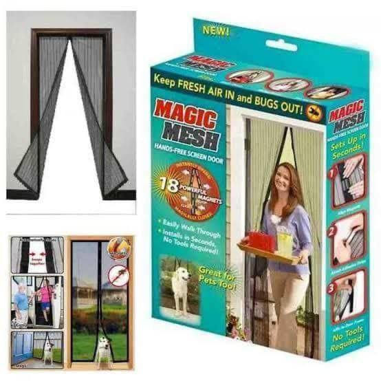 MAGIC MESH ANTI-MOSQUITOES TRANSPARENT NET FOR DOORS & WINDOWS