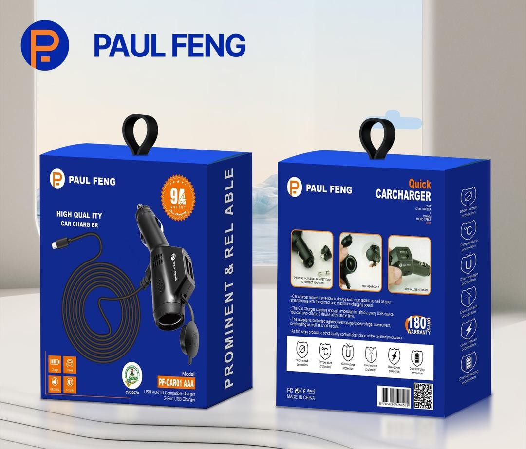 Paul feng car Charger 9A