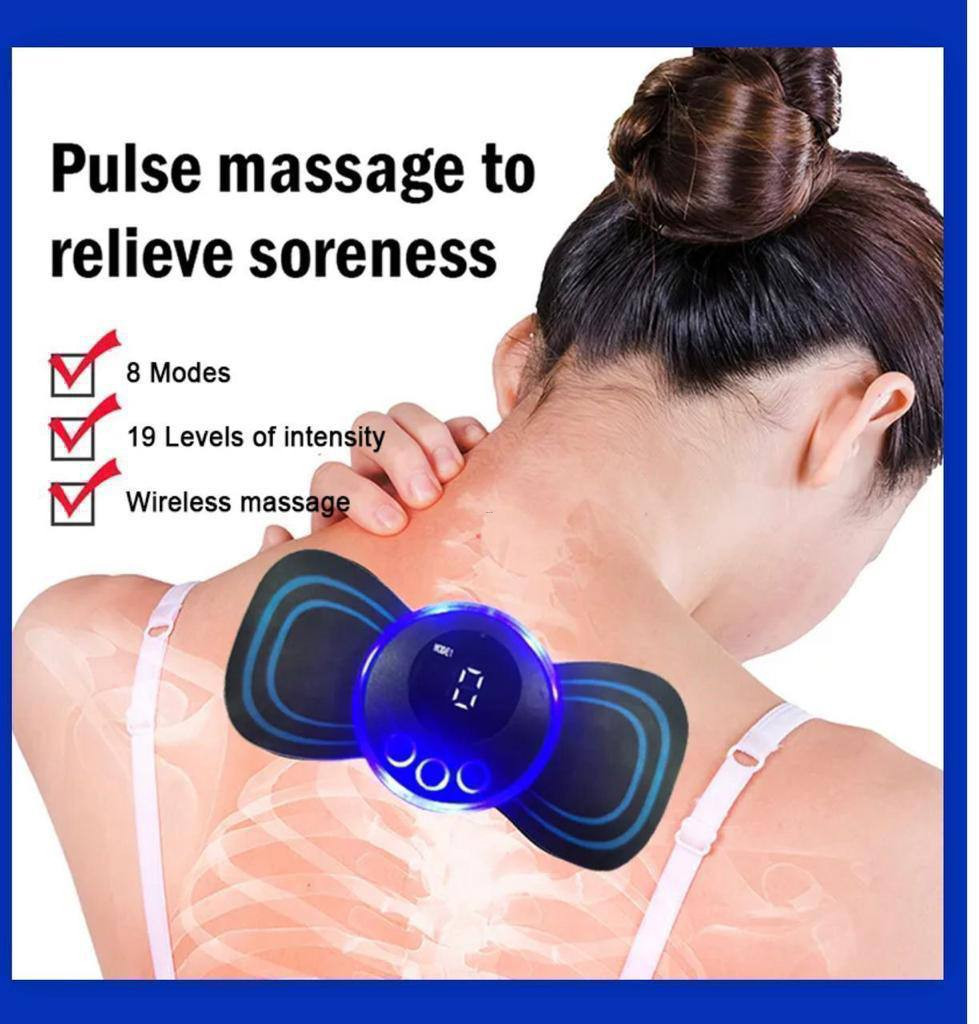 RECHARGEABLE PORTABLE FULL BODY PULSE/CERVICAL MASSAGER