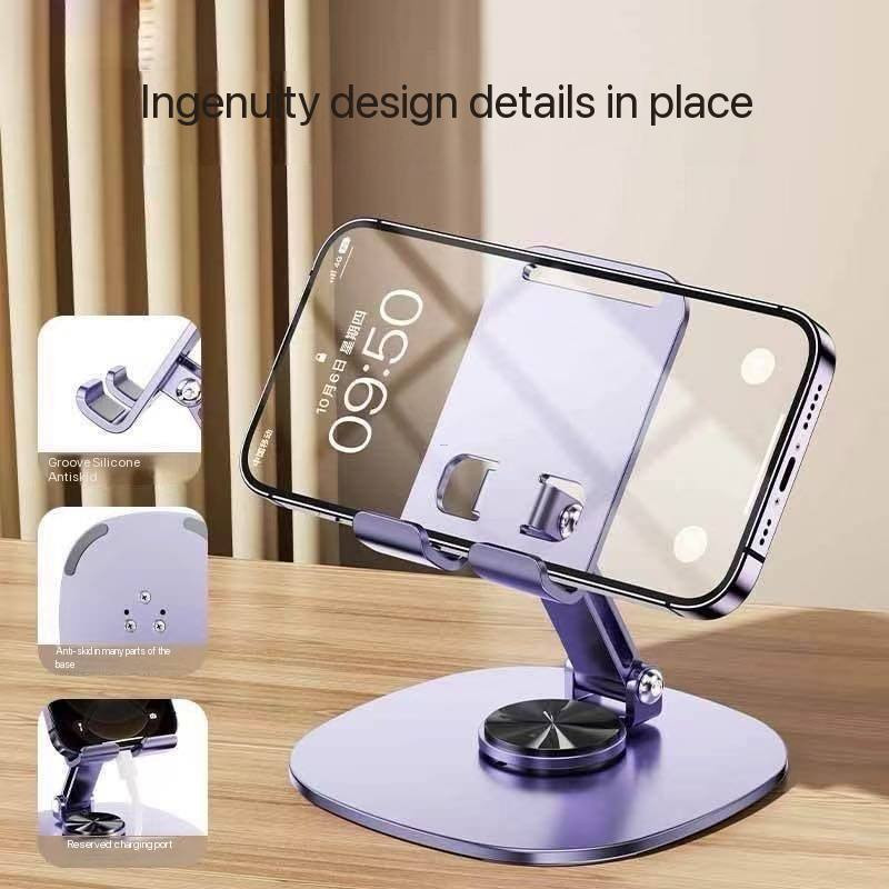 360 DEGREE ROTATING MINI ‘METAL’ PHONE HOLDER